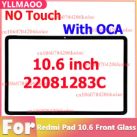 New Glass +OCA For Xiaomi Redmi Pad 10.6" 22081283C VHU4254IN Outer Glass Lens Touch Screen Front Panel Tablet Replacement