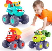 Car Toys for 1 Year Old Boy Gifts Pull Back Monster Truck Toy Cars for Toddlers 1-3 1 2 3 One Year O