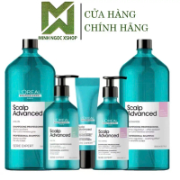 Dầu gội xả, hấp cho tóc dầu, gàu, da đầu nhạy cảm L'Oréal - Loreal Scalp Advanced