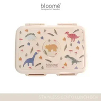 Stainless Bento Lunch Box Dino Roar