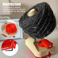 Handheld Swift Coiler Yarn Fiber Hand Operated Yarn Winder String Ball Manual Hand Operated Cable Yarn Craft Repair Craft Tools