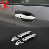chrome door handle bowl covers For Honda VEZEL h-rv HRV 2014 2015 2016 2017 ABS auto parts for honda hrv 2018 accessories YCSUNZ