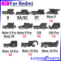 1 Pce USB Charger Port Jack Dock Connector Flex Cable For Redmi Note 9 9A 9C 9Pro 10 10X 10Pro 10XPro 5G Charging Board Module