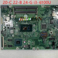 Main board DA0N91MB6D0 For HP 20-C 22-b 24-g 24-ea030na AIO PC Motherboard 848949-005 848949-605 W/ i3-6100U Working Function