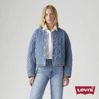 【LEVIS】女款 鋪棉無領牛仔夾克 / 外套 熱賣單品 001FR-0004