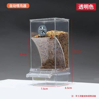 虎皮鸚鵡自動自動餵食器防撒防濺鳥用食盒食槽下料器牡丹喂鳥器鳥用品