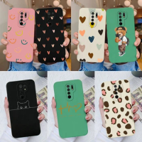 Square Silicone For Xiaomi Redmi 9 9 Prime 9A 9AT Case Cute Bear Durable Antifouling Shockproof For Redmi9 9Prime 9 A 9 AT Funda