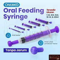 Onemed Oral Feeding Syringe Spuit 1ml 3ml 5ml 10ml 20ml Alat Bantu Makan Pasien Spuit Enteral Tanpa 
