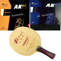 Pro Combo Racket Palio Energy 03 table tennis pingpong blade with Palio AK 47 BLUE and Palio AK47 Yellow table tennis rubber