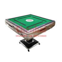 High quality foldable fully mahjong table with 2 sets 2 colors mahjong tiles