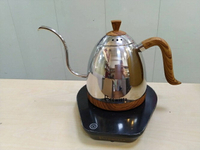 【Brewista Artisan】 細口壺，可控制溫度的咖啡手沖壺-600ml (亮不鏽鋼色)贈蘇門答臘優質曼特寧半磅