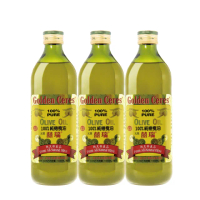 【BIOES 囍瑞】純級100%純橄欖油1000ml*3(玻璃瓶裝)