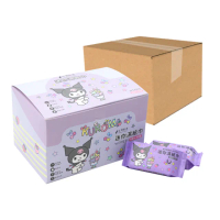 【收納王妃】Sanrio 三麗鷗 酷洛米 迷你濕紙巾 濕巾 紙巾 濕紙巾 迷你 30小包(16盒/箱)