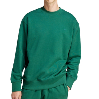Adidas C Crew FT 男款 綠色 毛圈 休閒 大學T 長袖 IM4399