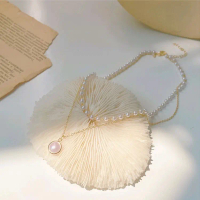 White choker / kalung wanita / kalung choker fashion / kalung korea / choker fashion / choker mutiar