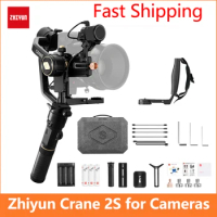 Zhiyun Crane 2S Crane 2 3-Axis Handheld Gimbal Stabilizer for Canon Nikon Sony Panasonic DSLR Cameras 80D 90D BMPCC 6K 5D3