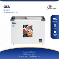 GEA SLIDING FLAT GLASS FREEZER GEA SD-256 SD256 SD 256 SLIDING KACA GEA SD 256H 256 - 301 LITER [BDG