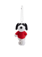 พวงกุญแจ ลาย Snoopy with Glasses สีขาว