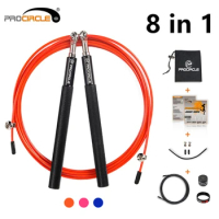 Procircle-Speed Jump Rope Ultra-Speed Ball Bearing Skipping Rope Steel Wire jumping ropes for Boxing MMA Gym Fitness Training