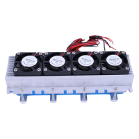 288W Peltier Cooler DC 12V 30A DIY Semiconductor Air Conditioner Cooling System Thermoelectric Peltier Refrigeration Cooler