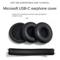 Accessories Earmuffs For Microsoft USB-C Fashion Edition Headphone Sponge Earpads Cover Ear Cover Beam Pad Headbeam