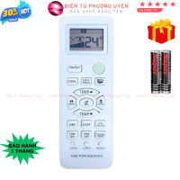 Điều khiển điều hòa AQUA Mã 06, remote máy lạnh AQA-RV10QA3 - Tặng kèm pin - ĐT Phương Uyên