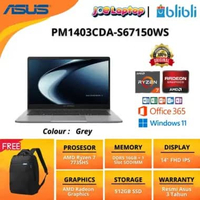 Asus Expertbook PM1403CDA-S67150WS Grey Ryzen 7 7735HS Win11 OHS