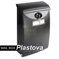 [ 家事達 ] HD-0990- 歐風塑鋼信箱(黑)LTP01 特價