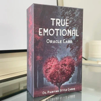True Emotional Oracle Cards 400 GSM PAPER Fortune Telling Toys Prophecy Divination 80-cards English Version Tarot Deck