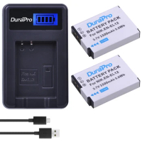 DuraPro 2pc 1500mAH EN-EL12 ENEL12 EN EL12 Battery + LCD USB Charger for Nikon S8200 S9100 S9200 S9300 P300 P310 Camera