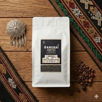 Kopi Robusta Natural Gayo 1kg Medium To Dark Roast murni tanpa campuran 1kg/bubuk sedang