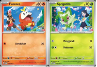 Pokemon TCG Sprigatito & Fuecoco Horizon Bundle (Promo Card)
