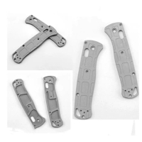 1Pair Alum Non-slip DIY Knife Handle Scales Patches for Benchmade Bugout 535 Replacement Repair Tools Parts