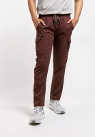 FOREST Forest Easy Cotton Cargo Stretchable Slim Fit Long Pants Men - 10750-10DkBrown