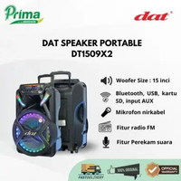 DAT SPEAKER PORTABLE DT1509X2 NEW