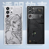 เคสโทรศัพท์สำหรับ RedMagic 10SPro เคสโปร่งใสปกครอบเต็มรูปแบบ แบบนุ่ม แฟชั่นทันสมัย สำหรับ RedMagic 1