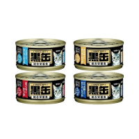日本AIXIA愛喜雅-黑缶主食系列 80g x 24入組(下標2件+贈送泰國寵物喝水神仙磚)