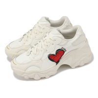 Puma 休閒鞋 Pulsar Wedge Wns CN Heart 女鞋 米白 紅 皮革 厚底 增高 愛心 39867401