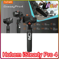 Hohem iSteady Pro 4 Action Camera Gimbal 3-Axis Handheld stabilizer for GoPro 11/10/9/8/7 Insta360 One R DJI OSMO Action New