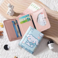 Ví nhiều ngăn họa tiết hoạt hình SANRIO Kuromi Pochacco Cinnamoroll, ví đựng tiền xu