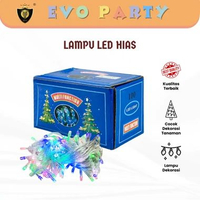 Evo Lampu LED Dekorasi Tumbler 100 LED - Lampu Hias Kamar, Natal & Outdoor (LED-100-C)