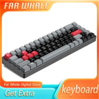 Okw220 68key Magnetic Axis Keyboard Wired Vhub Hot Swap Rgb Alloy Keyboard Custom Pbt Mechanical Keyboard For Win/Mac Pc Gamer