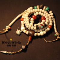 Designer Mala tibetan seeds mala buddhist prayer 108 Beads AAA grade seeds 108 Rosary Beads blessed mala