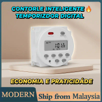 12V 24V 220V CN101A 7-Day Timer Time Counter, Programmable Timer Relay Automatic Cycling