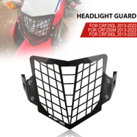 For Honda CRF300L CRF300 L 2013-2023 Motorcycle Headlight Protection Guard Cover Protector CRF crf 300L 2022 2021 2020 2019 2018