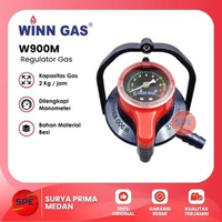 REGULATOR GAS WINN GAS / KEPALA GAS WINGAS LOW PRESSURE WIN GAS W900M DOUBLE LOCK SYSTEM WINNGAS (ME