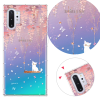 YOURS 三星 Galaxy Note10+ 6.8吋 奧地利彩鑽防摔手機殼-紫藤花