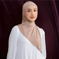 Lozy Hijab - Lesti Instan Bandana Lozy x Lesti Kejora (Pashmina Instan Bandana) Light Brown