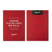 匯奇進口收藏公益撲克牌 PRODUCT RED 紅色產品V2 theory11