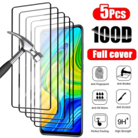 5PCS Full Cover Tempered Glass for Xiaomi Redmi Note 10 11 12 9 8 Pro 11S 10S 9S Screen Protector for Redmi 10 9 10C 9C 9A Glass